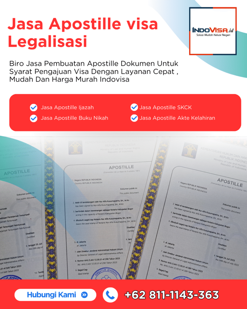 Jasa Apostille Visa Legalisasi