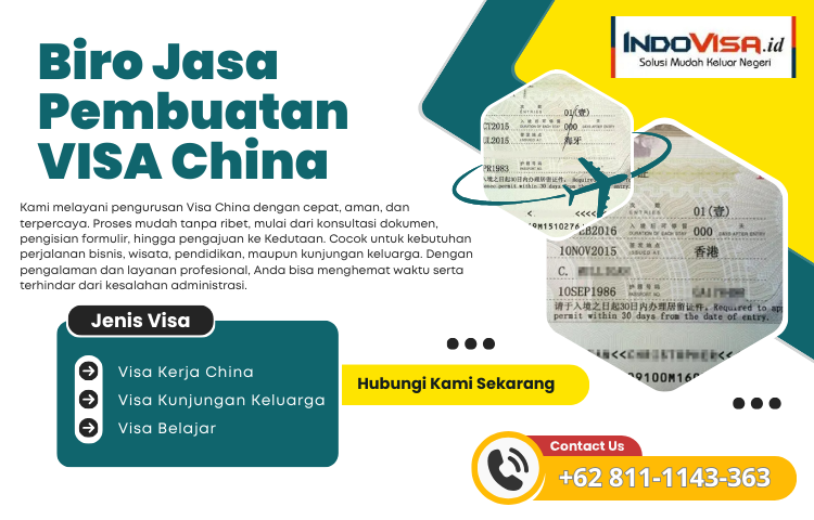 Jasa Pembuatan Visa China
