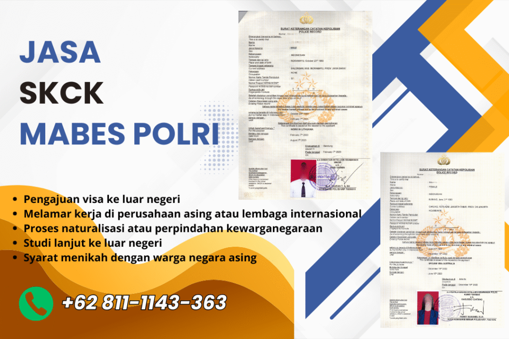 Jasa SKCK Mabes Polri