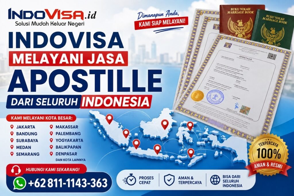 Indovisa Melayani Jasa Apostille Dari Seluruh Indonesia